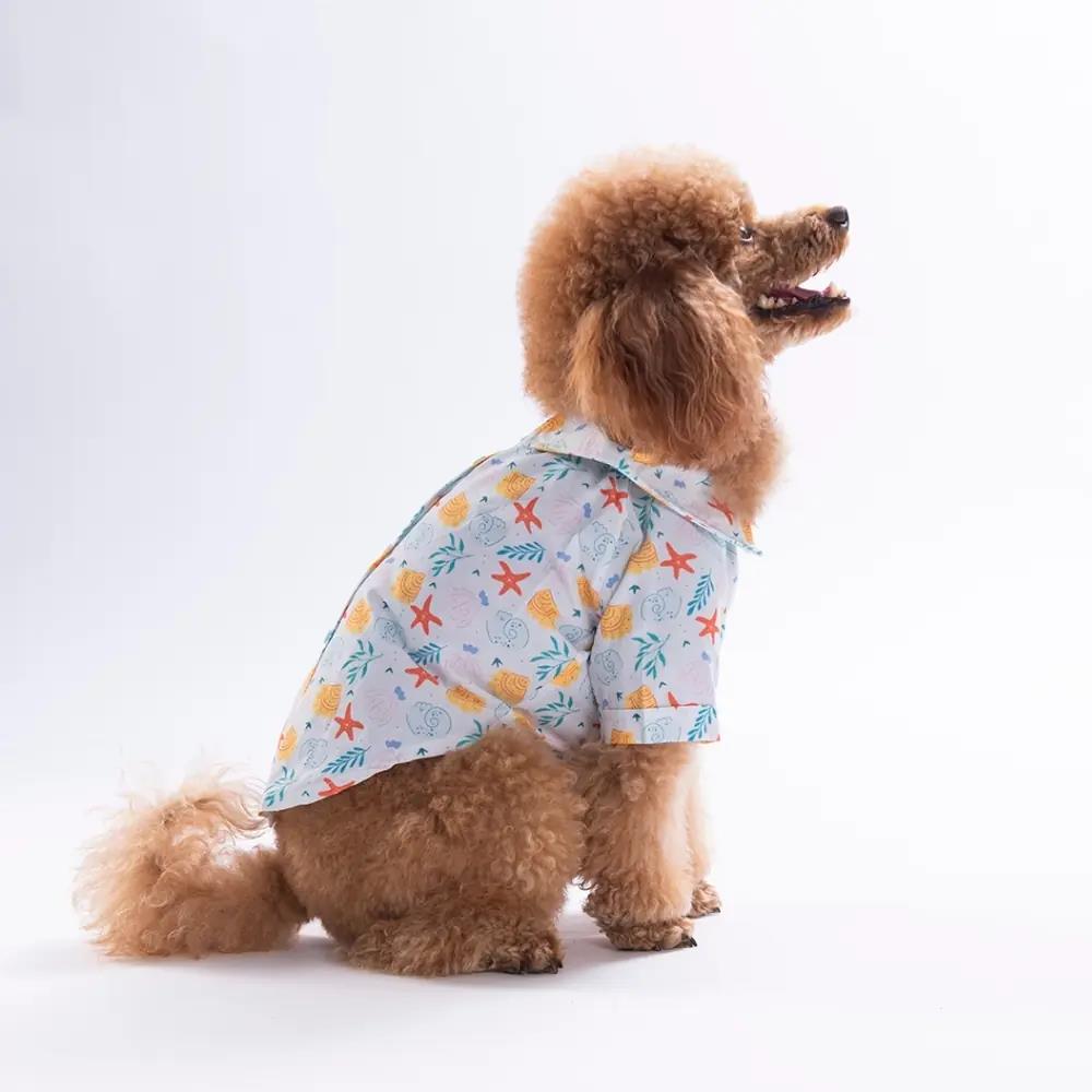 PawStar 26402 Aqua Reverie Desenli Gömlek