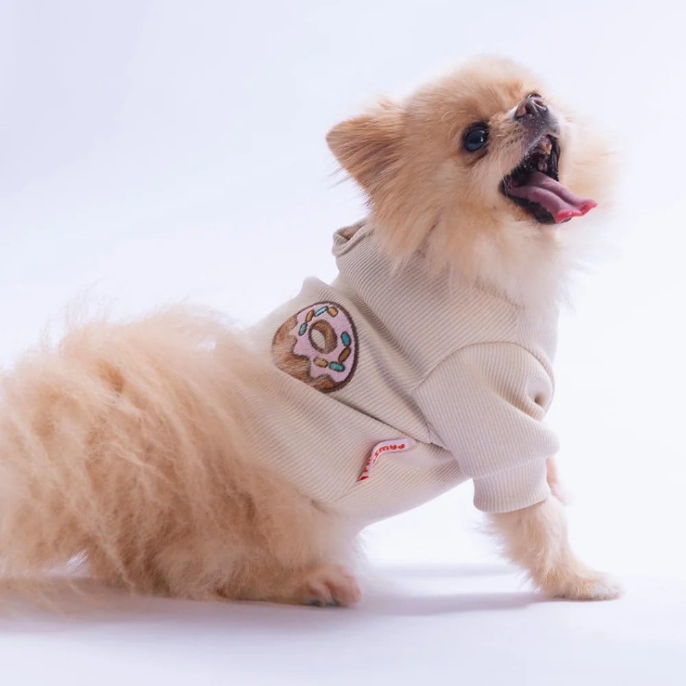 PawStar 26749 Ekru Donut Vienna Rib Sweat