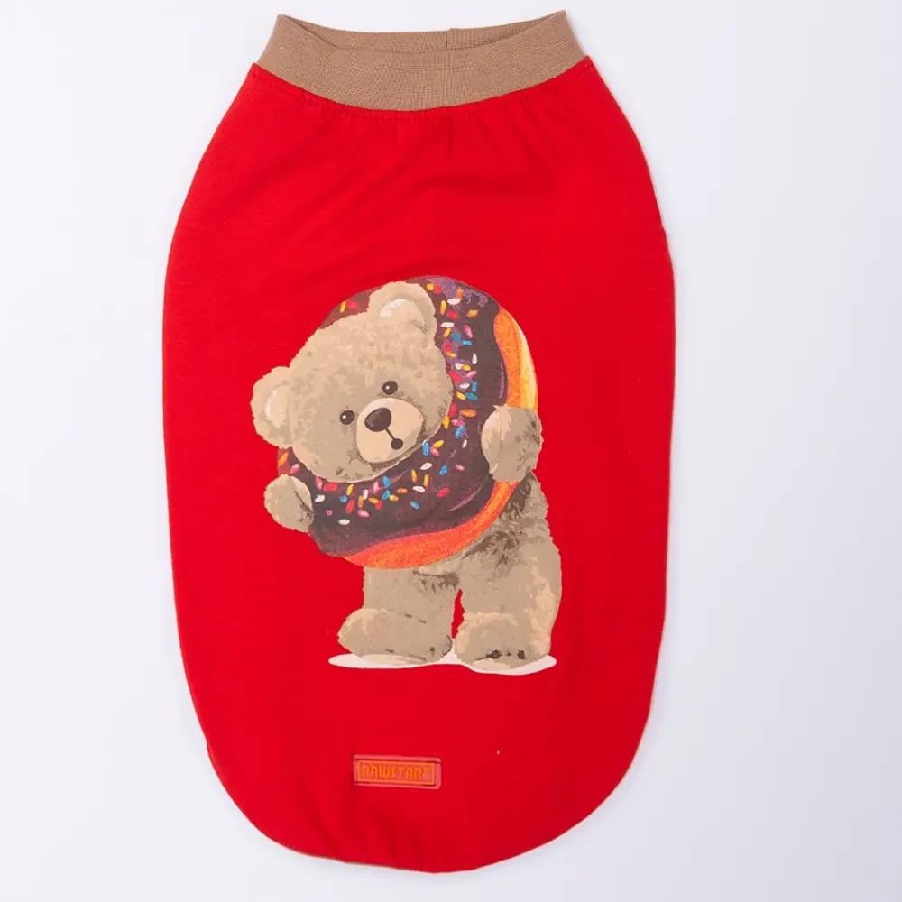PawStar 26807 Kırmızı Donut Teddy Tişört