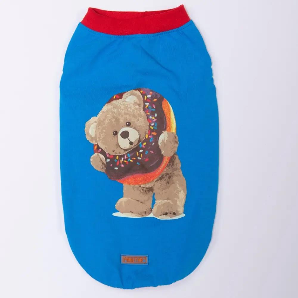 PawStar 26809 Mavi Donut Teddy Tişört