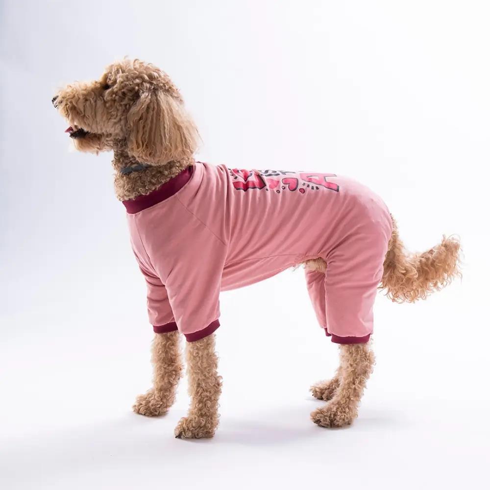 PawStar 26952 Pink Love Air Büyük Irk Pijama Tulum