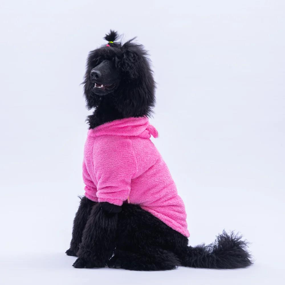 PawStar Pembe Lucca Teddy Büyük Irk Hoodie