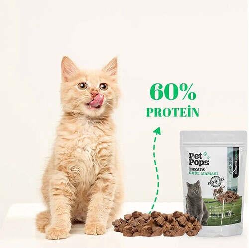 Pet Pops Freeze Dry Dana Ciğeri Kedi Ödülü 40 Gr