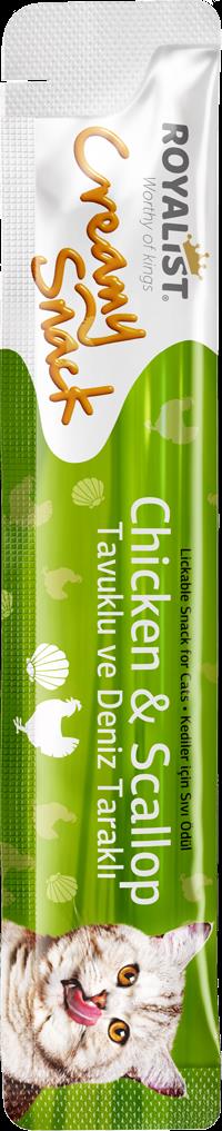 Royalist Creamy Snack - Chicken & Scallop 5x15 Gr