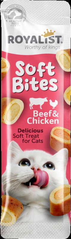 Royalist Soft Bites Biftekli ve Tavuklu Kedi Ödülü 10 Gr
