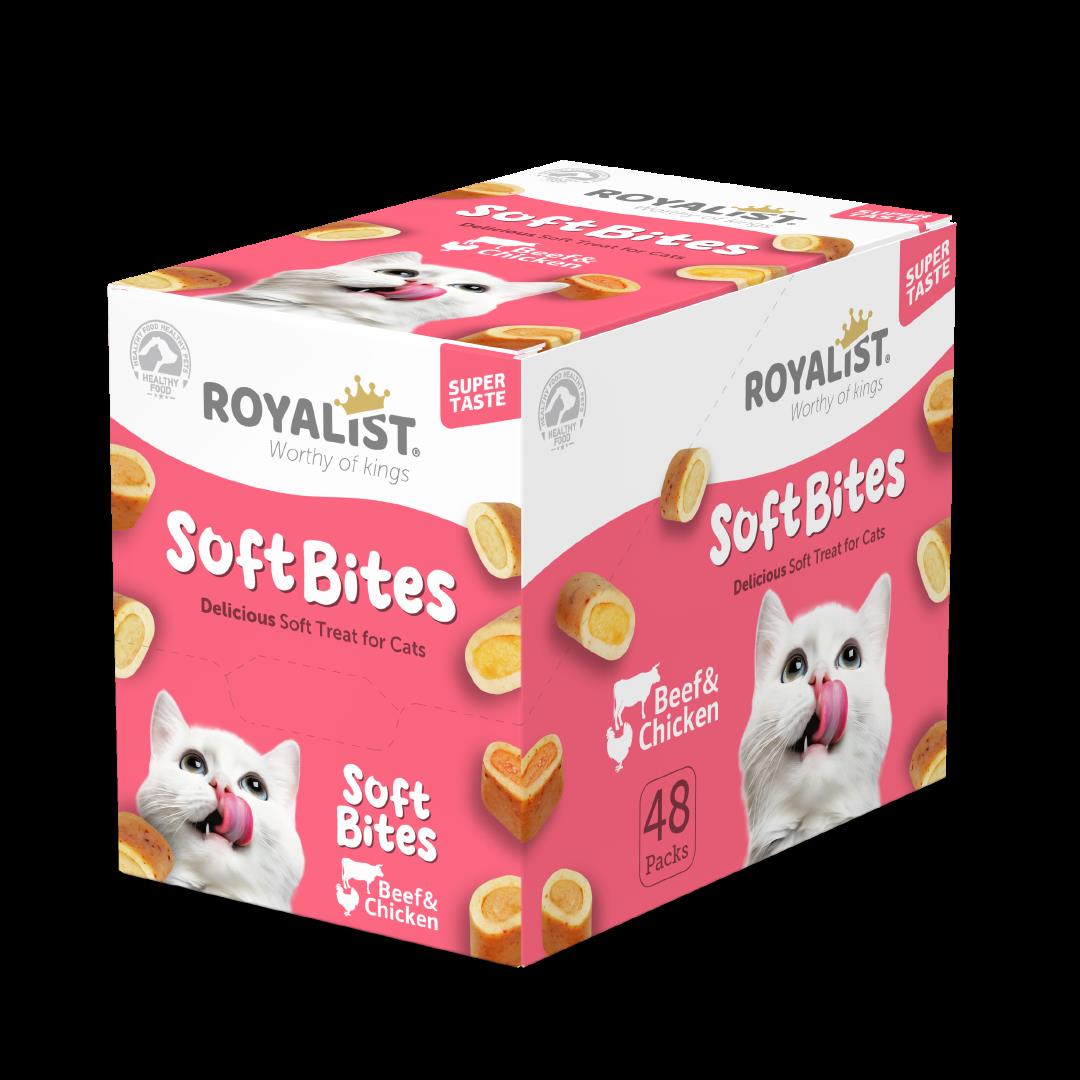 Royalist Soft Bites Biftekli ve Tavuklu Kedi Ödülü 10 Gr
