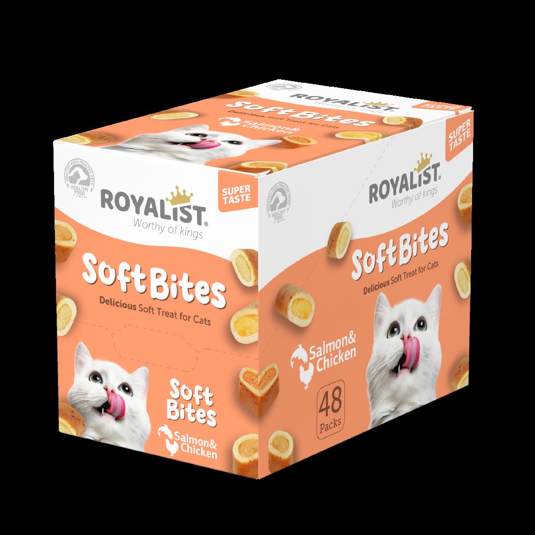 Royalist Soft Bites Somonlu ve Peynirli Kedi Ödülü 10 Gr