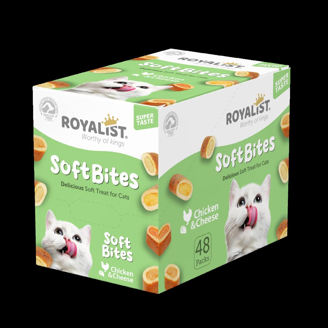 Royalist Soft Bites Tavuklu ve Peynirli Kedi Ödülü 10 Gr