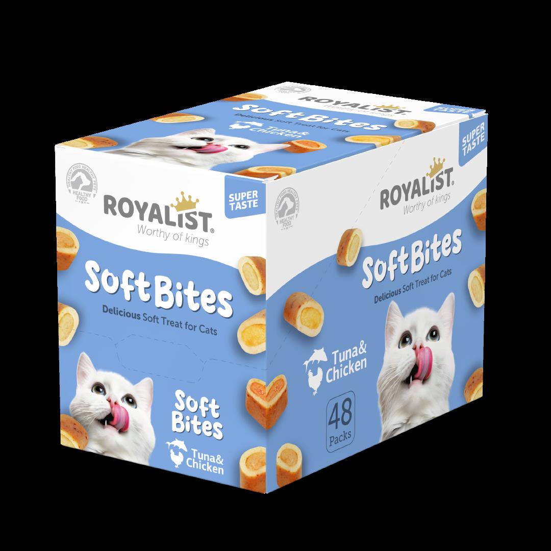 Royalist Soft Bites Ton Balıklı ve Peynirli Kedi Ödülü 10 Gr