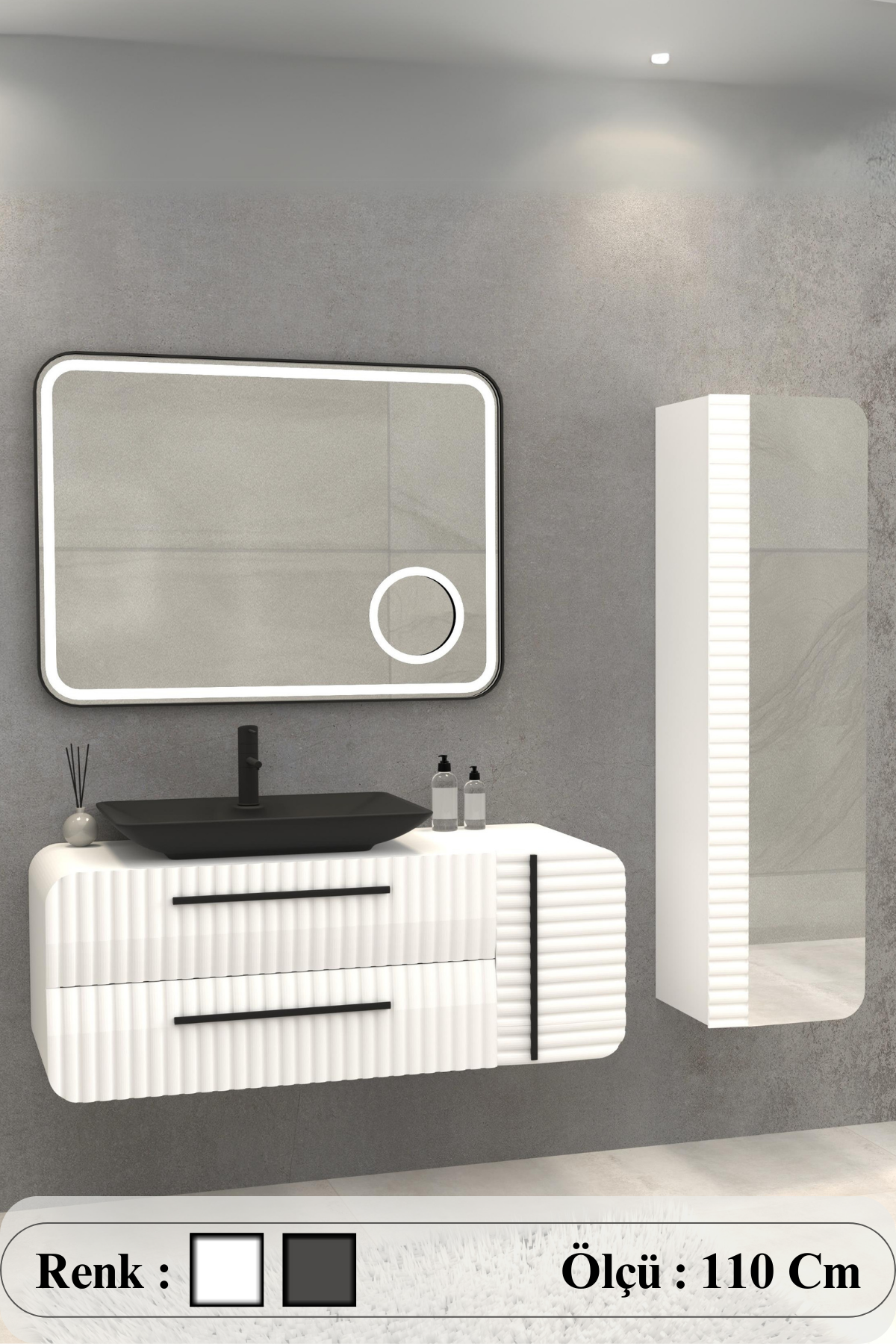 Anemon Banyo Dolabı