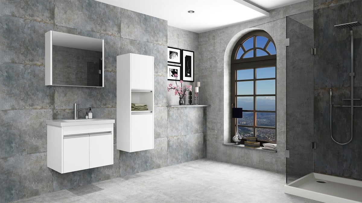 BEGONYA  65 CM BANYO DOLABI (BOY DOLAP HARİÇ )