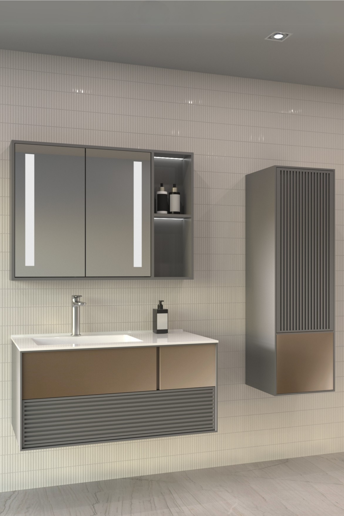 Boneta Banyo Dolabı