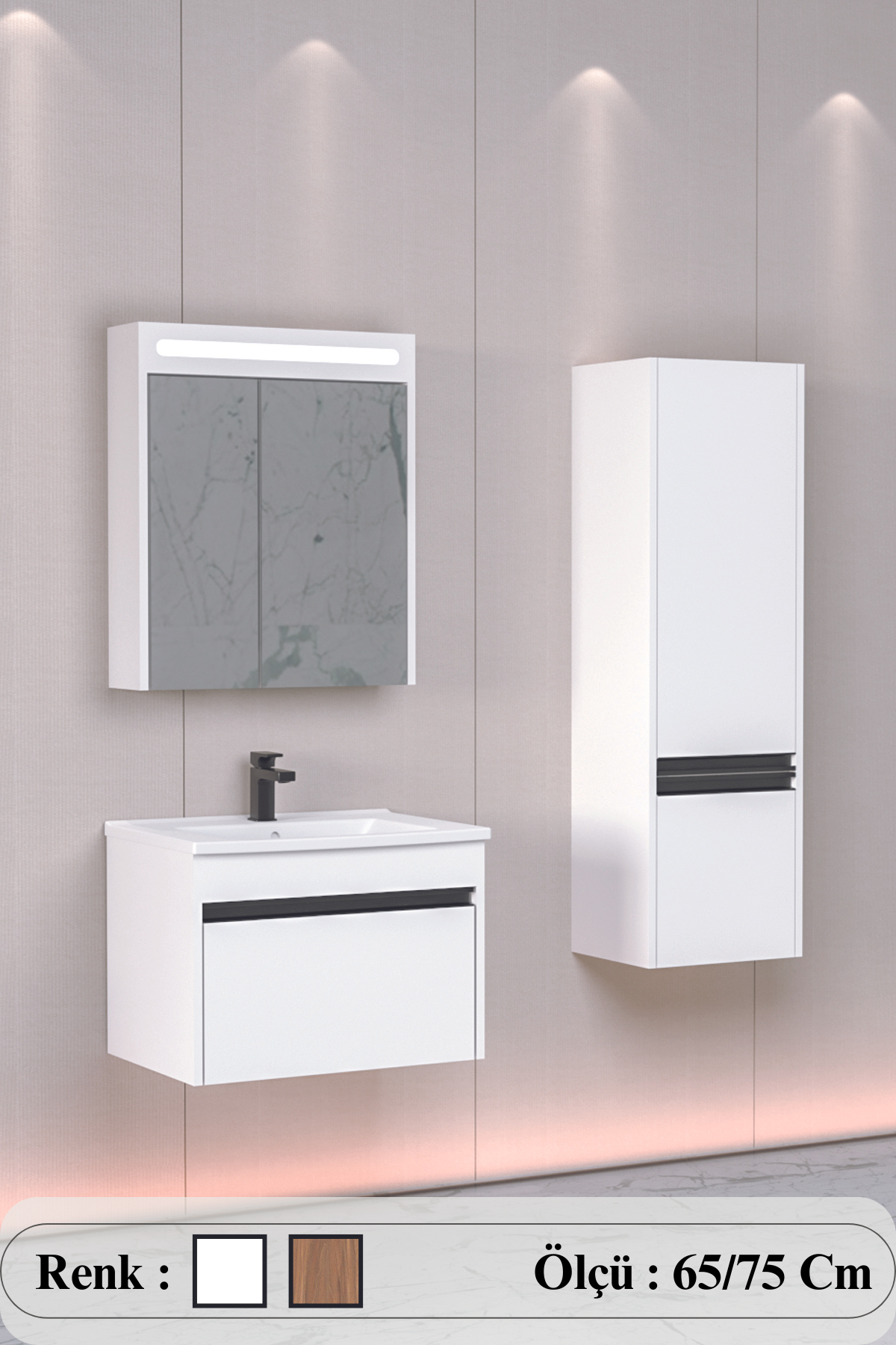 Duenos Banyo Dolabı