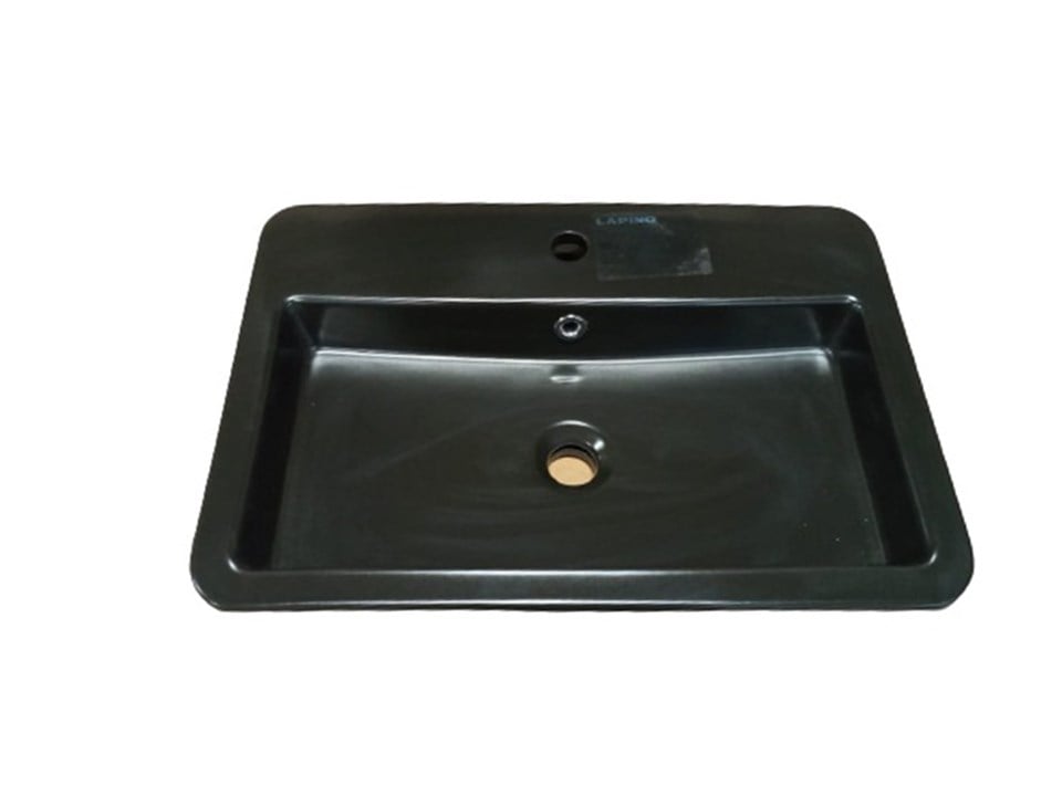 Esvit Contour 60x40 cm Mat Siyah Lavabo (61060)