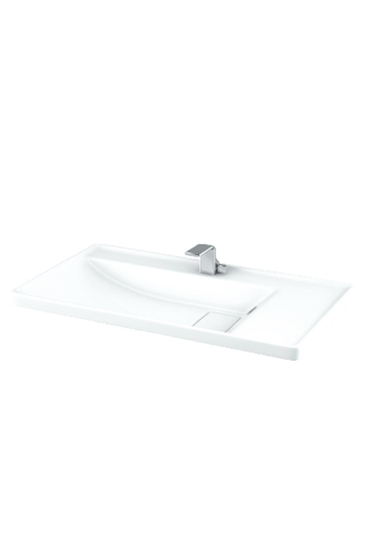 Esvit Quattro 80 cm Dolap Uyumlu Etejerli Lavabo (8080)