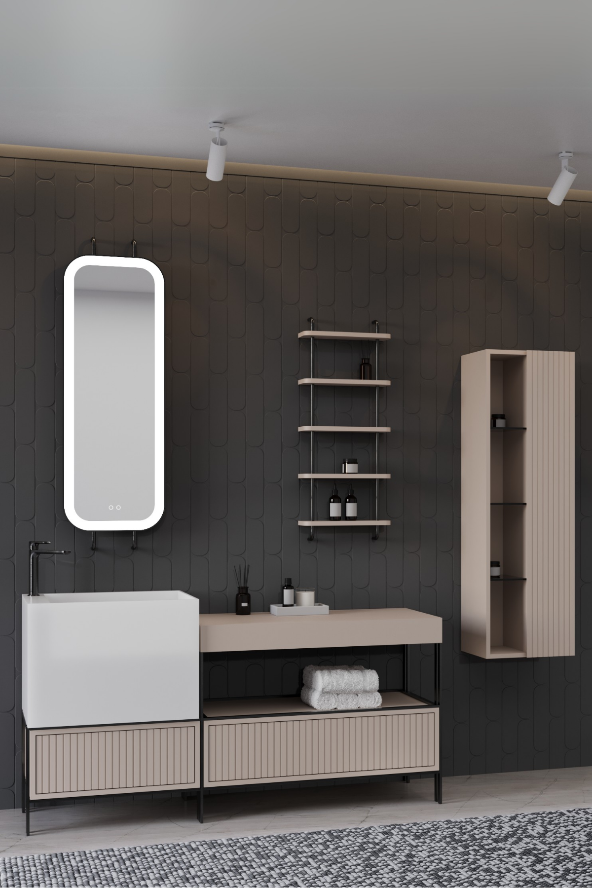 Greta Banyo Dolabı