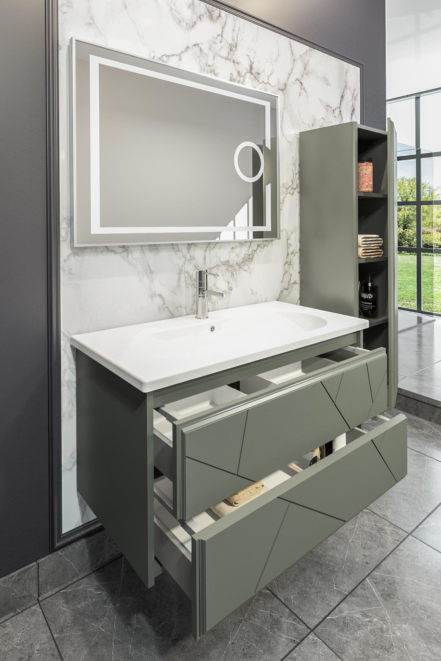 Kiev Banyo Dolabı