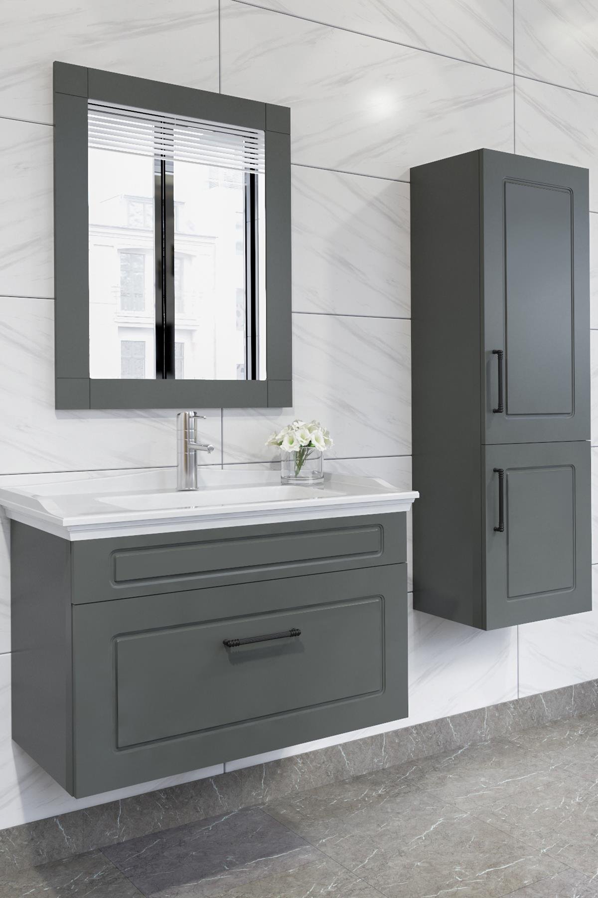 Monaco 80 Cm Banyo Dolabı