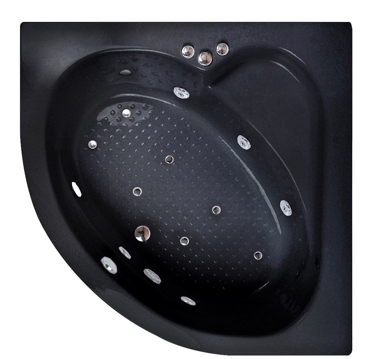 NETDEKO BAMBU OVAL SİYAH MİNİ KÜVET