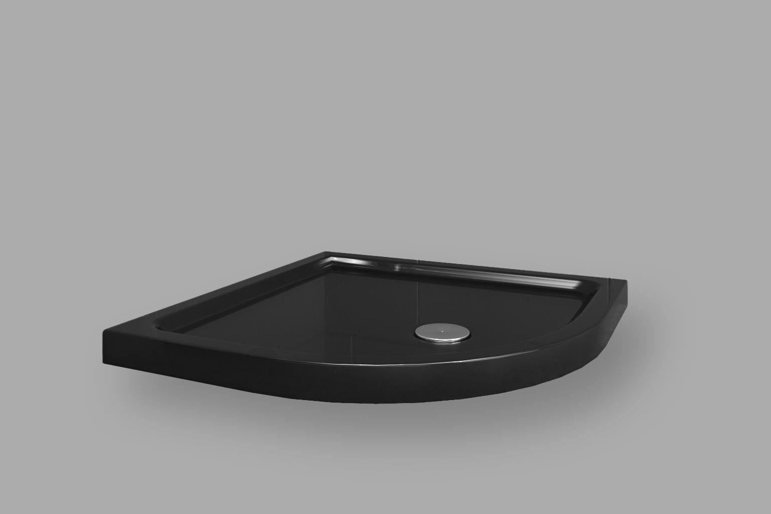 NETDEKO MİLA OVAL MONOBLOK SİYAH DUŞ TEKNESİ