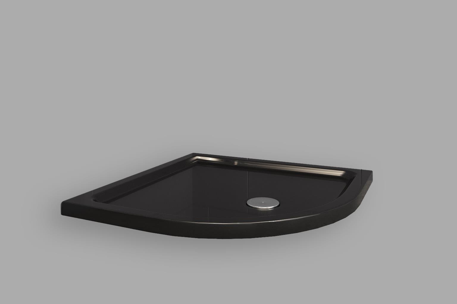 NETDEKO TULPAR OVAL FLAT SİYAH DUŞ TEKNESİ 