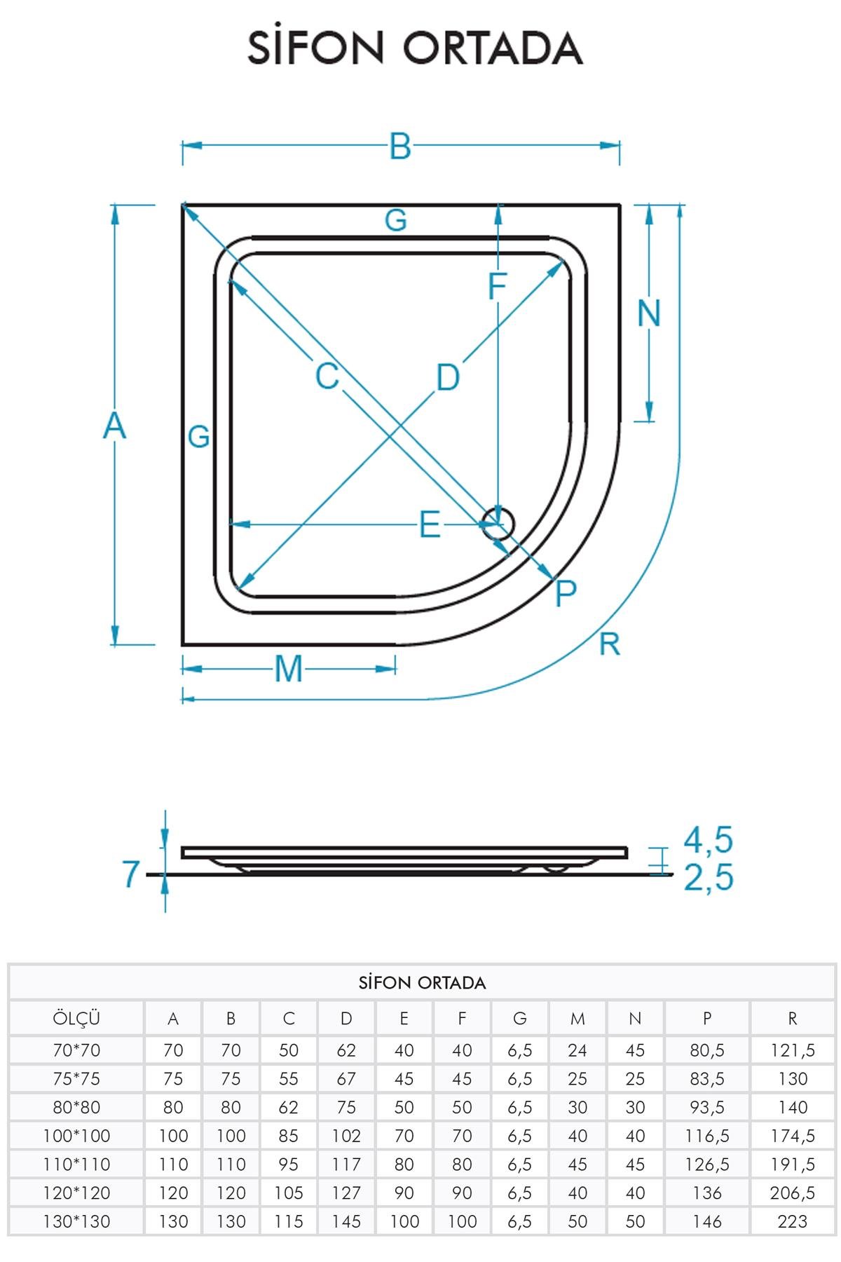 Swing Oval Flat Duş Teknesi