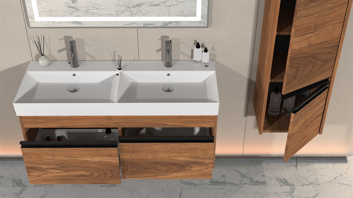 VENTI 120 CM BANYO DOLABI (BOY DOLAP DAHİL)