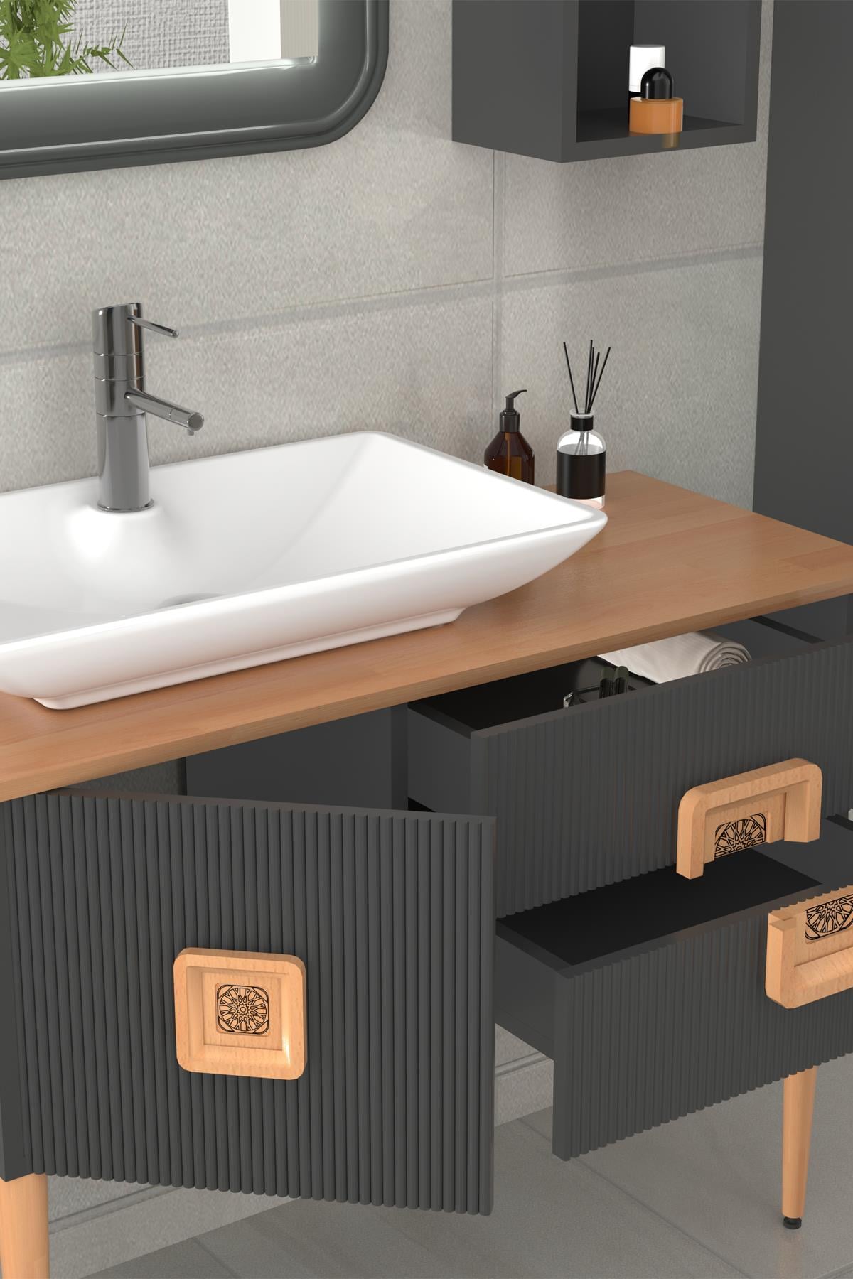 Zürih Banyo Dolabı