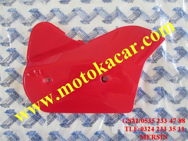 MONDİAL E-MON CUP SOL AKÜ KUTUSU KORUMA KAPAĞI KIRMIZI ORJİNAL