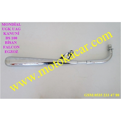 MONDİAL UAG UGK 100 KANUNİ BS 100 BİSAN FALCON 100 EGZOZ