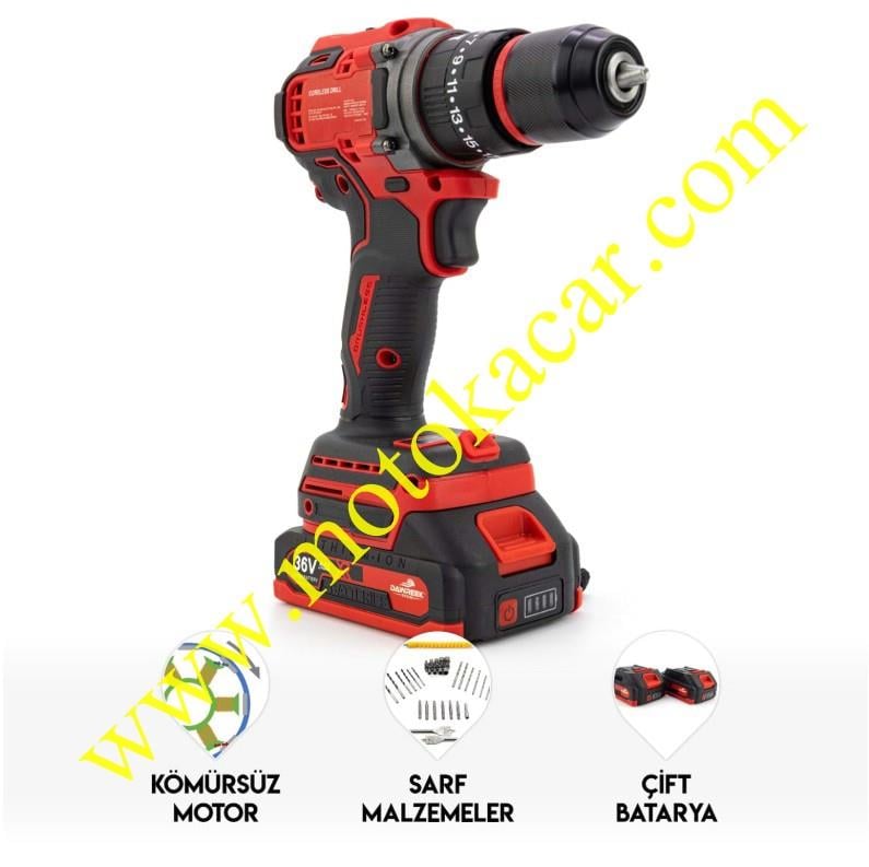 10mm Red Kömürsüz Vidalama