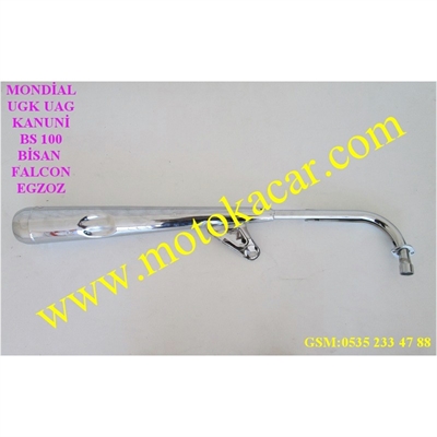 MONDİAL UAG UGK 100 KANUNİ BS 100 BİSAN FALCON 100 EGZOZ