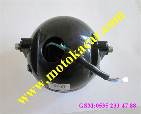 E-BIKE STMAX ÖN FAR SİYAH YANDAN VİDALI