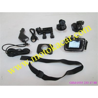 MOTOSİKLET BİSİKLET KASK KAMERASI