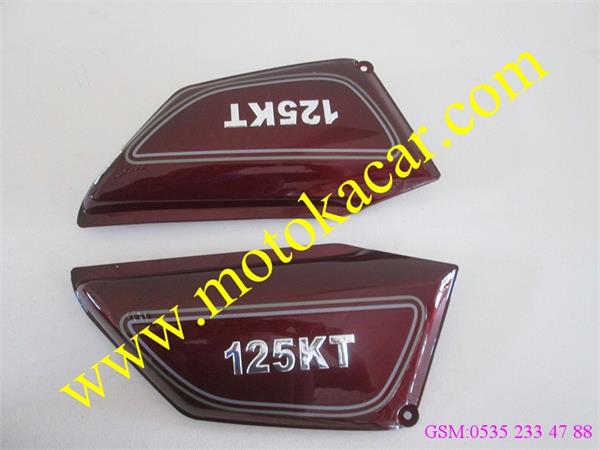 KT 125 BORDO SAĞ SOL AKÜ KAPAĞI
