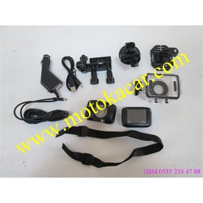 MOTOSİKLET BİSİKLET KASK KAMERASI
