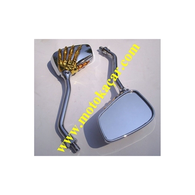 MODİFİYE AYNA EL DESENLİ NİKEL KIRMIZI MAVİ SARI NİKELAJ