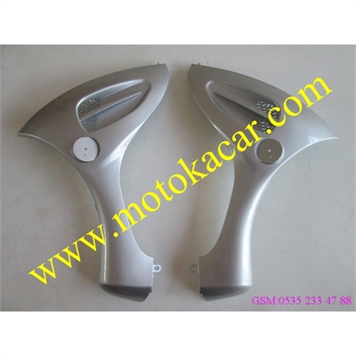 RR 125-T6 ÖN SAĞ SOL  RÜZGARLIK GRİ - BORDO
