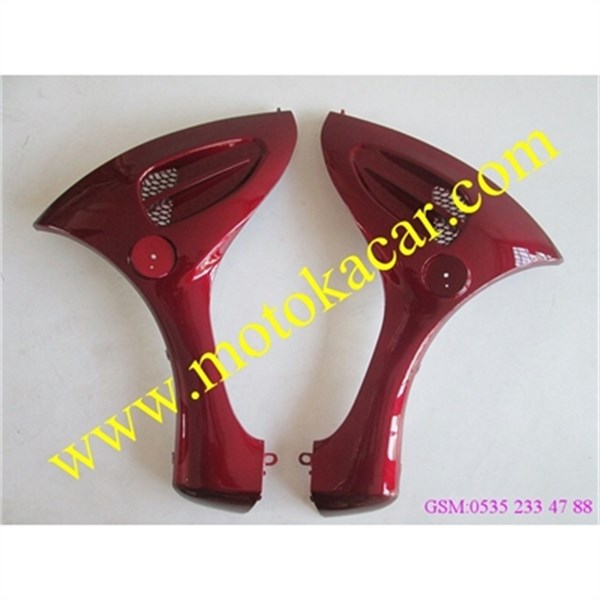 RR 125-T6 ÖN SAĞ SOL  RÜZGARLIK GRİ - BORDO