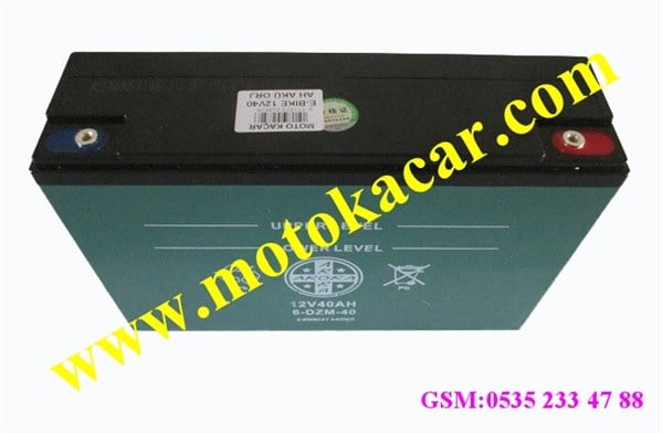 E-BIKE  AKÜ 12V40 AH ARORA ORJİNAL