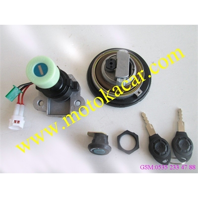 TVS  APACHE KONTAK KİLİT SETİ YENİ MODEL