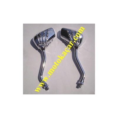 MODİFİYE AYNA EL DESENLİ NİKEL KIRMIZI MAVİ SARI NİKELAJ