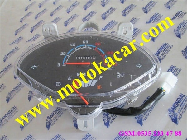 MONDİAL NT TURKUAZ KİLOMETRE KOMPLE ORJİNAL