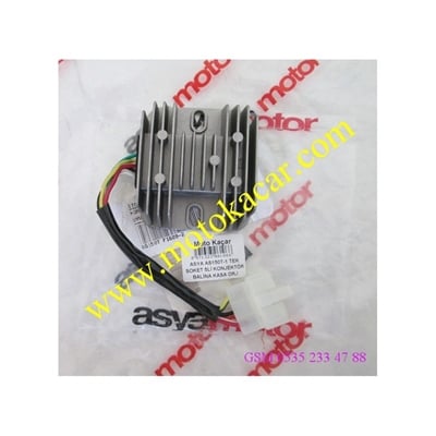 ASYA AS150T-1 TEK SOKET 5Lİ KONJEKTÖR BALİNA KASA ORJİNAL