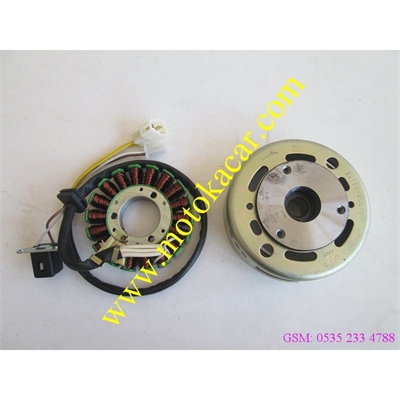 SCOOTER SUZUKİ AN 125 STATÖR+VOLANT KOMPLE