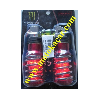 CG ARKA KIRMIZI YAYLI IŞIKLI BASAMAK