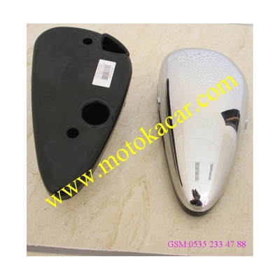 ÇELİK CHOPPER CROWN DEPO ALTI YAN DEKOR KAPAKLAR SAĞ SOL TAKIM NİKELAJ