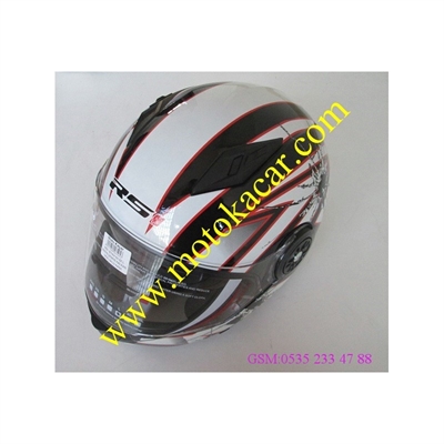 RS1  SS370  ÇENESİ KALKAN GÖZLÜKLÜ KASK