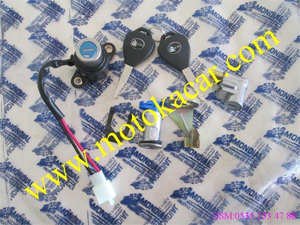 MONDİAL E-BIKE CYCLONE 3000 KONTAK KİLİT SETİ ORJİNAL