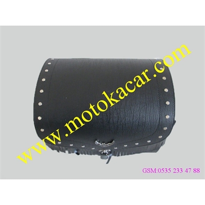 CHOPPER ARKA PORT BAGAJ TEKLİ DERİ ÇANTA